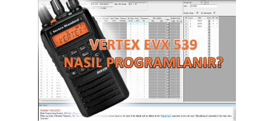 Vertex Standart EVX 539 Programlama Yazılımı (CE151)