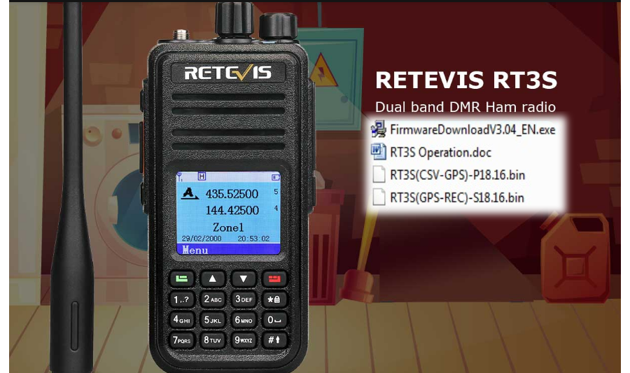 RETEVIS RT3S Update 18.16 [GPS]